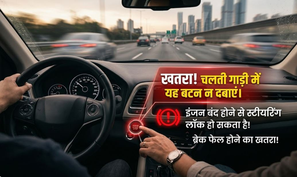 चलती गाड़ी में ‘Engine Start-Stop’ बटन दबाया तो क्या होगा, एक छोटी सी गलती बन सकती है बड़े हादसे की वजह?
