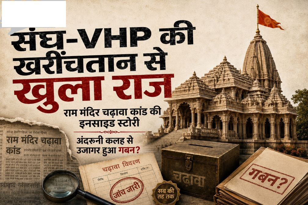 राम मंदिर चढ़ावा कांड की ‘इनसाइड स्टोरी’: संघ-VHP की अंतर्कलह ने खोला करोड़ों के गबन का राज!