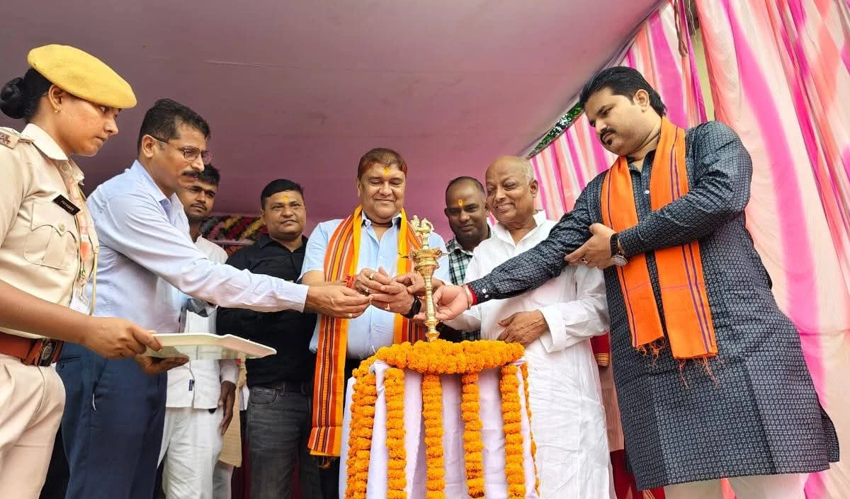 वन मंत्री डॉ सुनील कुमार ने किया थावे इको पार्क का शिलान्यास, 18 करोड़ की लागत से बनेगा इको पार्क