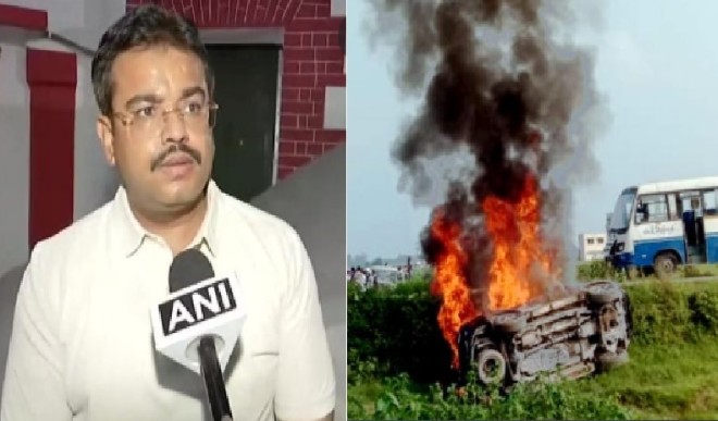 लखीमपुर खीरी हिंसा आशीष मिश्रा हुए क्राइम ब्रांच के समक्ष पेश मंत्री पिता ने बेटे को बताया निर्दोष