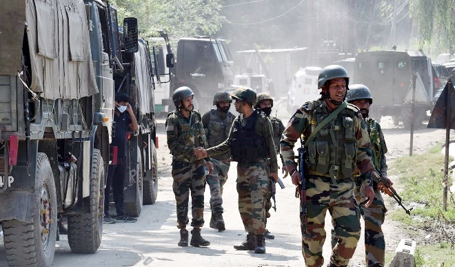 जम्मू कश्मीर के अनंतनाग और बांदीपुरा जिलों में मुठभेड़ दो आतंकवादी ढेर