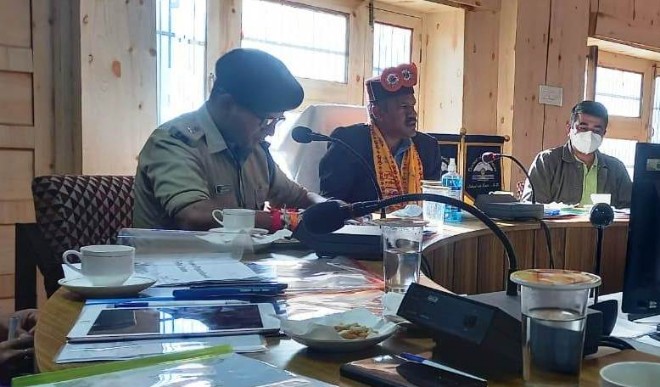 मुख्य निर्वाचन अधिकारी हिमाचल प्रदेश सी. पालरासु ने लाहौल-स्पीति जिला में लोकसभा उप-निर्वाचन के प्रबंधों की समीक्षा की