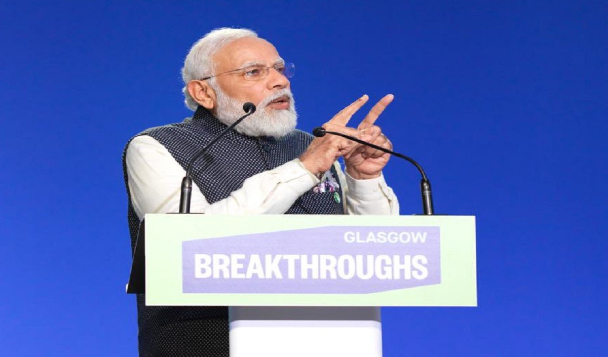 COP26 सम्मेलन में बोले PM मोदी, मानवता के भविष्य को बचाने के लिए सूर्य के साथ चलना होगा