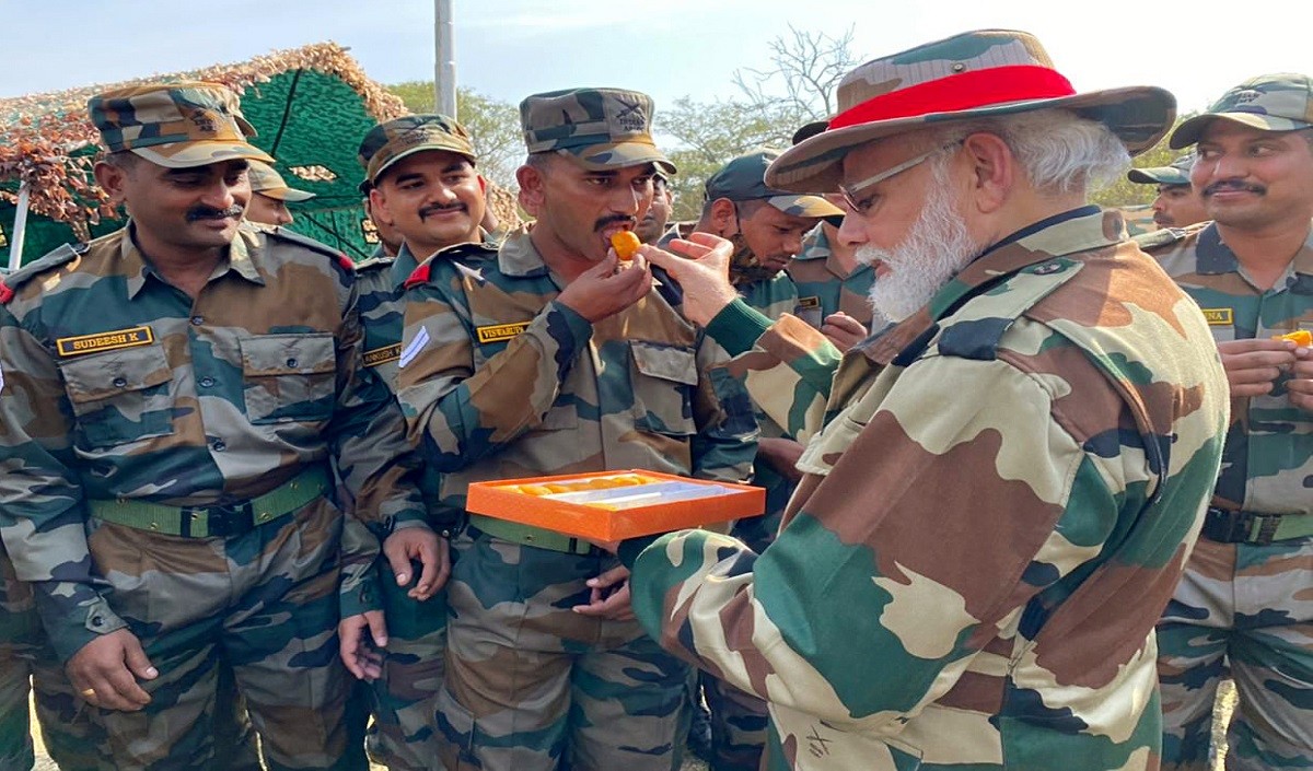 जवानों का बढ़ाया हौसला, सर्जिकल स्ट्राइल की दिलाई याद, जानें भाषण की 10 अहम बातें