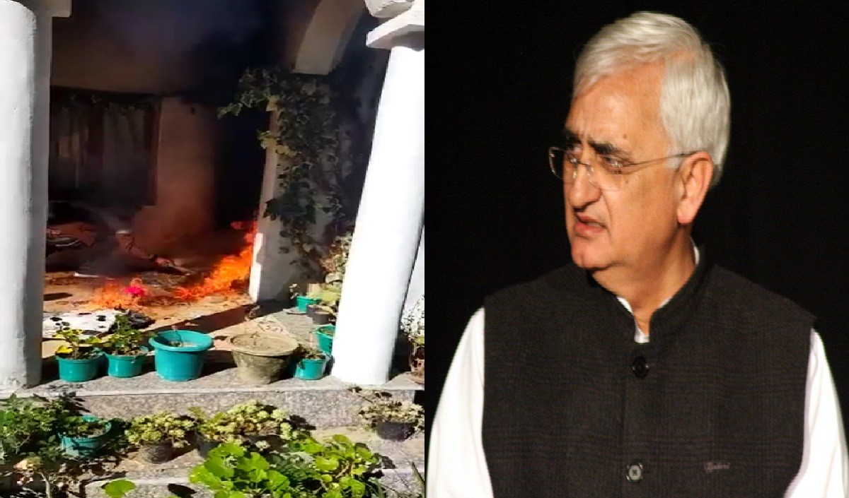 सलमान खुर्शीद के घर पर पत्थरबाजी, उपद्रवियों ने आग भी लगाई, कांग्रेस नेता ने कहा- ये हिंदुत्व नहीं हो सकता?