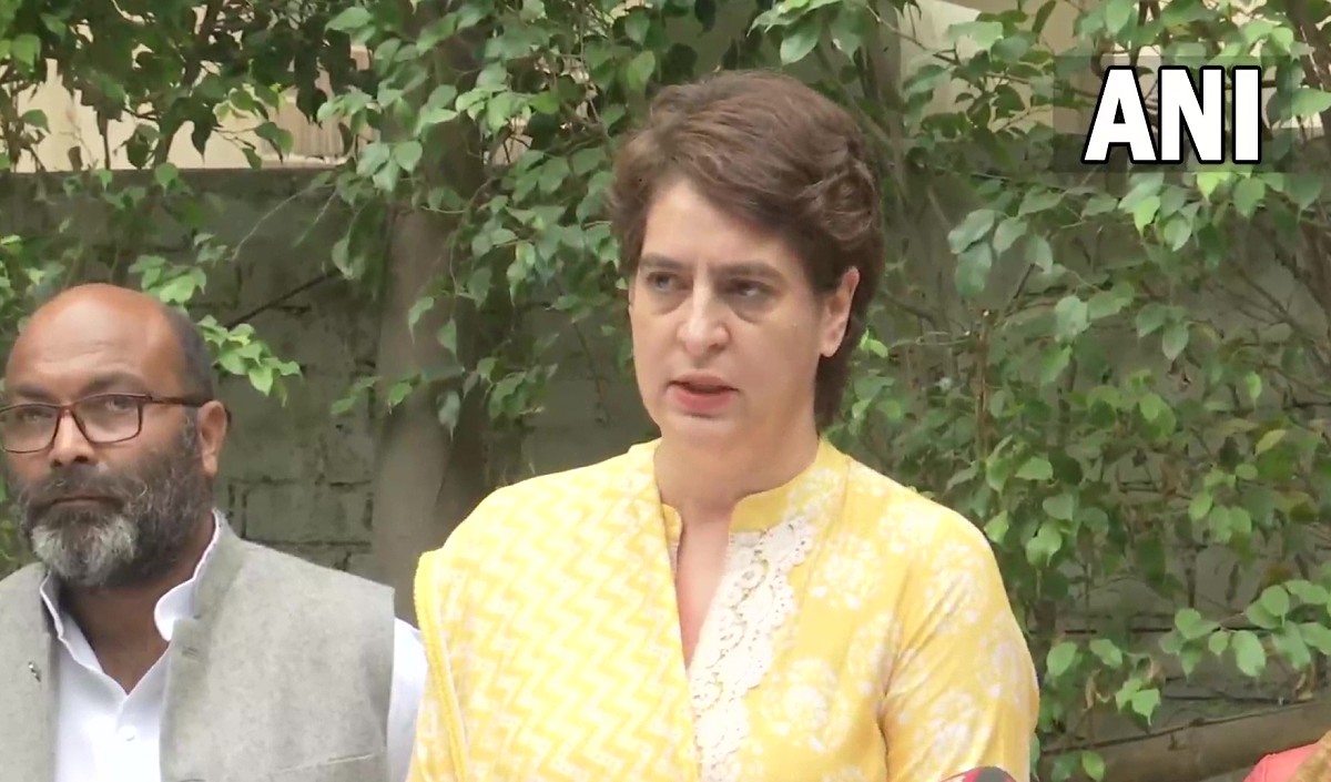 किसानों पर सरकार ने बरसाई थी लाठियां, उन्हें आंदोलनजीवी और देशद्रोही कहा गया: प्रियंका