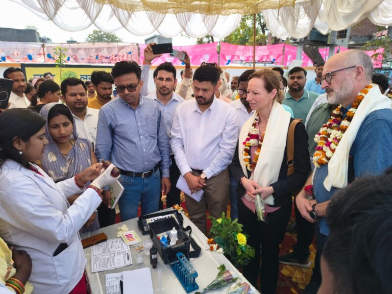 ग्राम अहमदपुर में जल अर्पण कार्यक्रम का सफल आयोजन, डेनमार्क प्रतिनिधिमंडल ने की जल संरक्षण के प्रयासों की सराहना