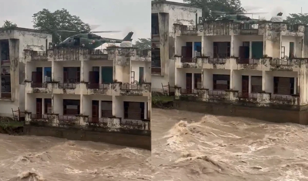 विकराल रूप में बह रही थी नदी... बीचो-बीच फंसे थे CRPF के 22 जवान, भारतीय सेना ने जान पर खेलकर सभी को बचाया