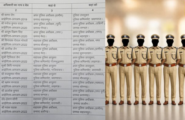 UP News: 12 IPS अफसरों का तबादला, इन जिलों की सौंपी गई जिम्मेदारियां…