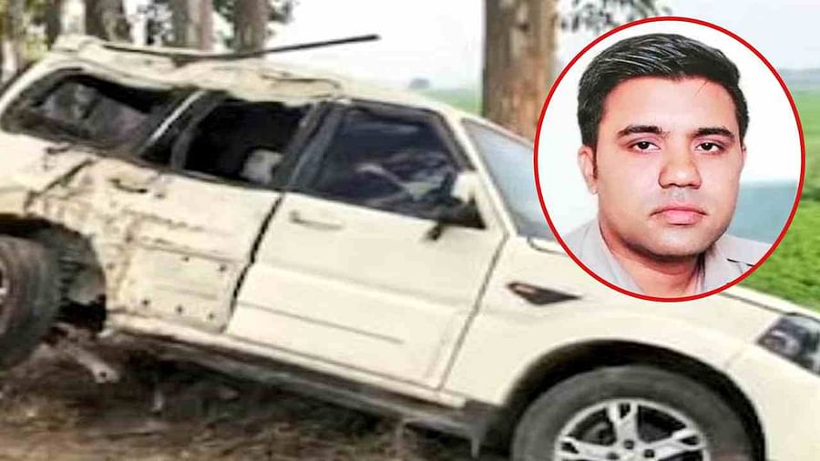 हरियाणा में पेड़ से टकराई UP पुलिस की गाड़ी कॉन्स्टेबल की मौत 5 पुलिसकर्मी जख्मी