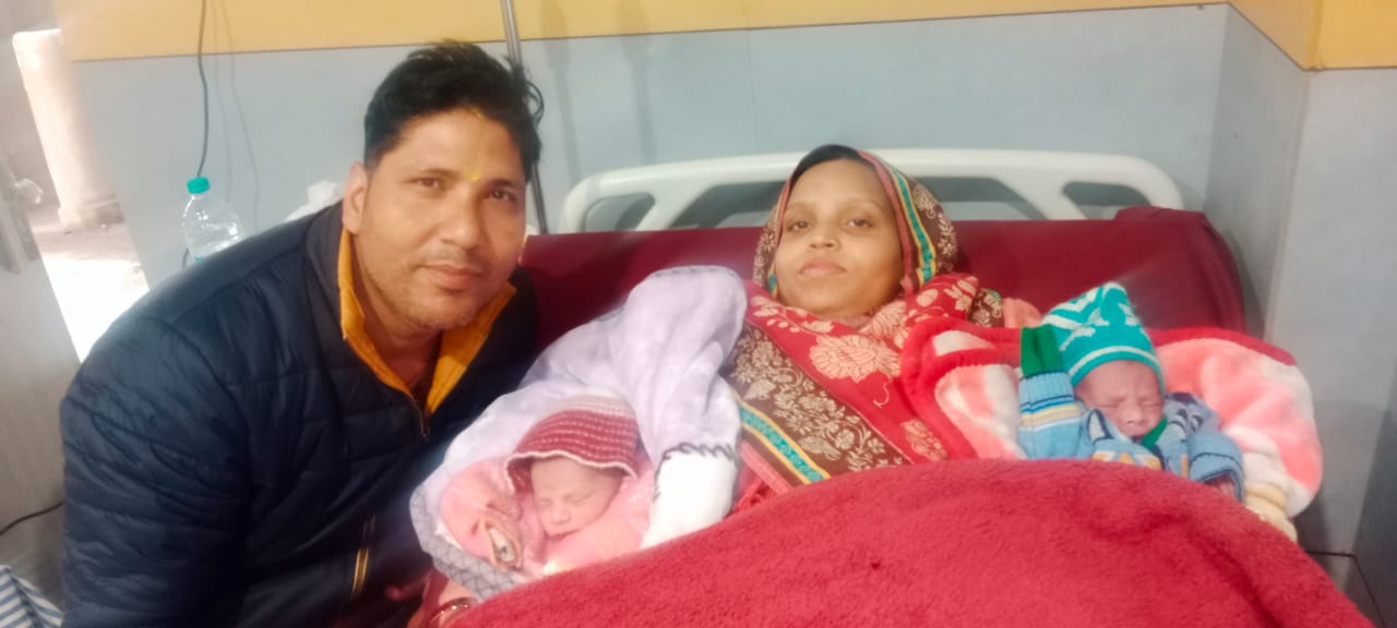 उधर विराजे रामलला , इधर यूपी पुलिस के इस जवान के घर लव कुश ने लिया जन्म