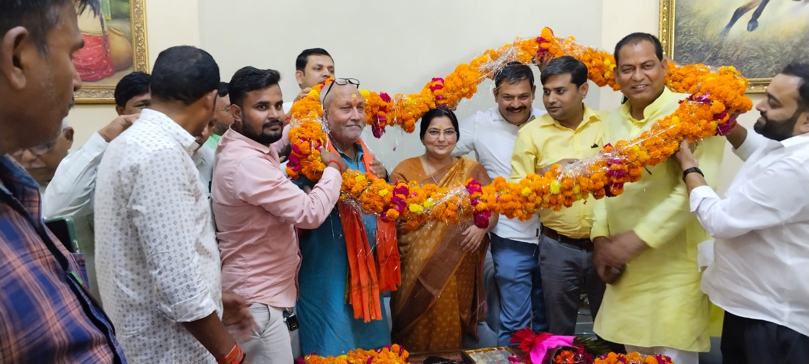 बीजेपी ने दिखाया दबदबा - गन्ना समिति के सभी पदाधिकारी निर्विरोध निर्वाचित , पत्रकार रंजीत बने सभापति