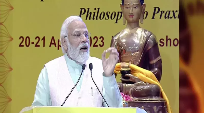 PM Modi बोले- भारत ने दुनिया को युद्ध नहीं बुद्ध दिया, बौद्ध शिक्षा द्वारा विश्व की सभी समस्याओं का हो सकता है समाधान
