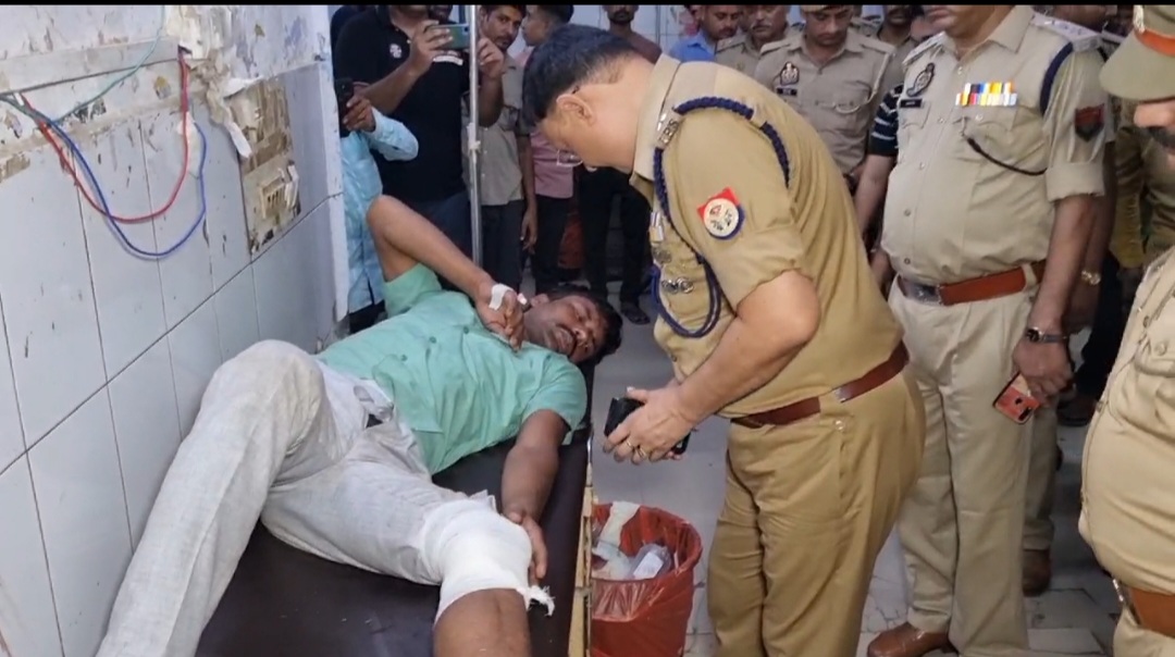 पुलिस ने मुठभेड़ के बाद पकड़ा शातिर अपराधी , 3 दर्जन से ज्यादा मुकदमों में था वांछित