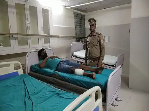 मुठभेड़ में नेपाली बदमाश गिरफ्तार