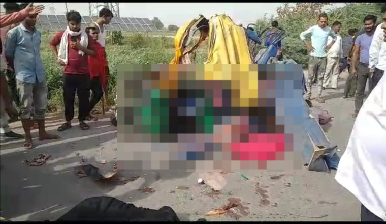 उत्तर प्रदेश: फतेहपुर में टैंकर की टक्कर से नौ लोगों की मौत, Modi, Yogi ने शोक जताया