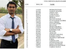 UPSC टॉपर्स के अंक जारी टॉपर शुभम को 52.04% अंक मिले लेकिन इंटरव्यू में टॉप-10 में सबसे कम अंक