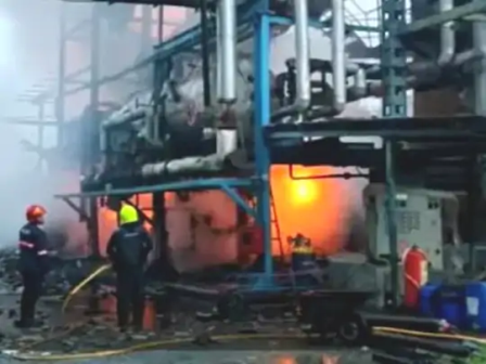 पालघर में फैक्ट्री में बड़ा धमाका:तारापुर MIDC में एक कपड़ा फैक्ट्री में बॉयलर फटा