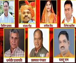 तीन OBC, 2 दलित, एक एसटी और एक ब्राह्मण चेहरा जितिन प्रसाद कैबिनेट मंत्री, बाकी 6 राज्य मंत्री बने