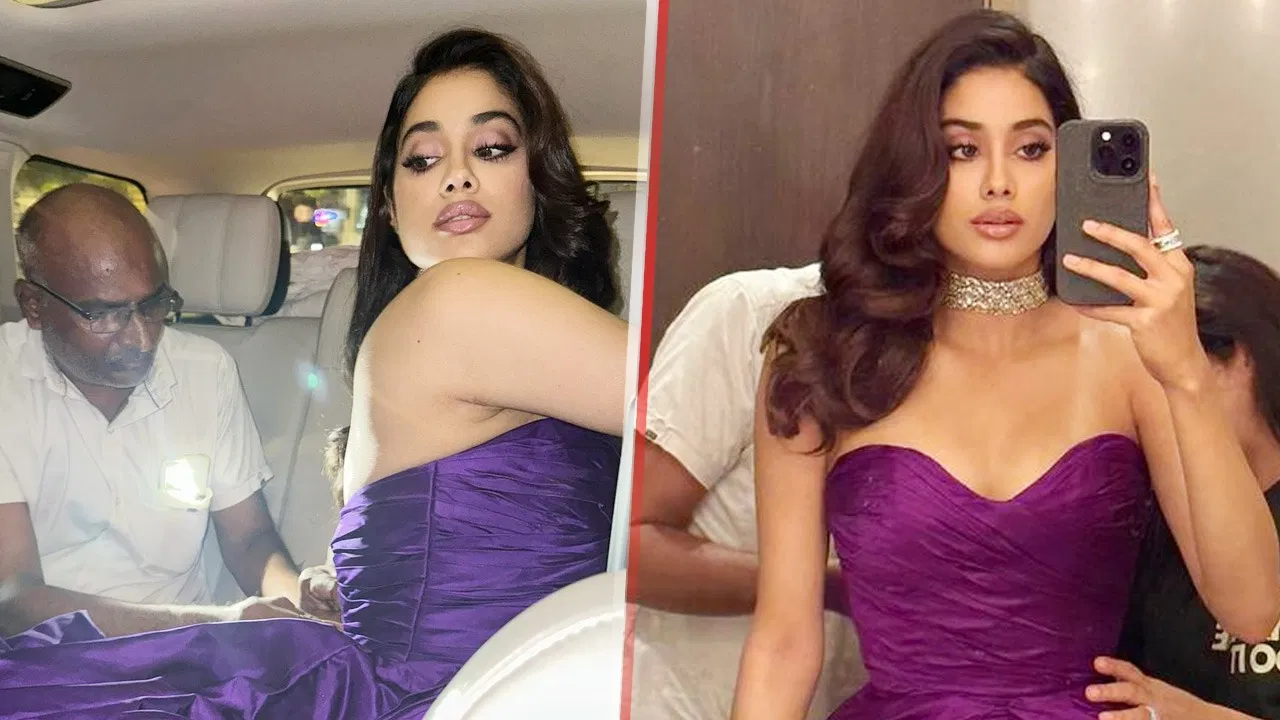 Janhvi Kapoor: जान्हवी कपूर के गाउन की जिप हुई खराब, गाड़ी में ही सिलवाना पड़ा