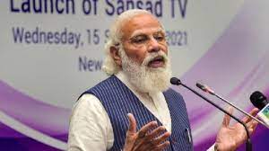 संसद टीवी हुआ लॉन्च पीएम मोदी बोले भारत के लिए लोकतंत्र सिर्फ संवैधानिक