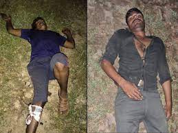 नोएडा में बदमाशों की पुलिस से मुठभेड़ गोली लगने से दो घायल 9 गिरफ्तार