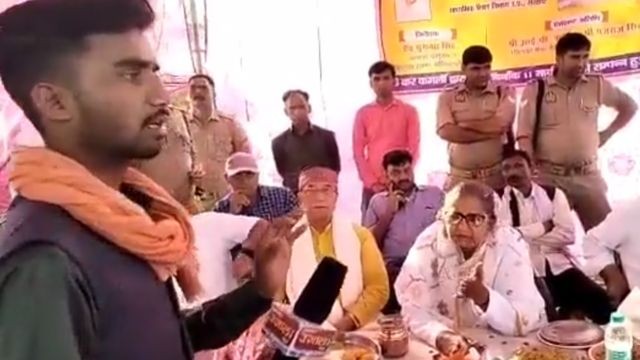 UP: संभल में शिक्षा राज्यमंत्री से सवाल पूछने पर पत्रकार गिरफ्तार; भाजपा युवा मोर्चा के जिला महामंत्री ने की थी FIR