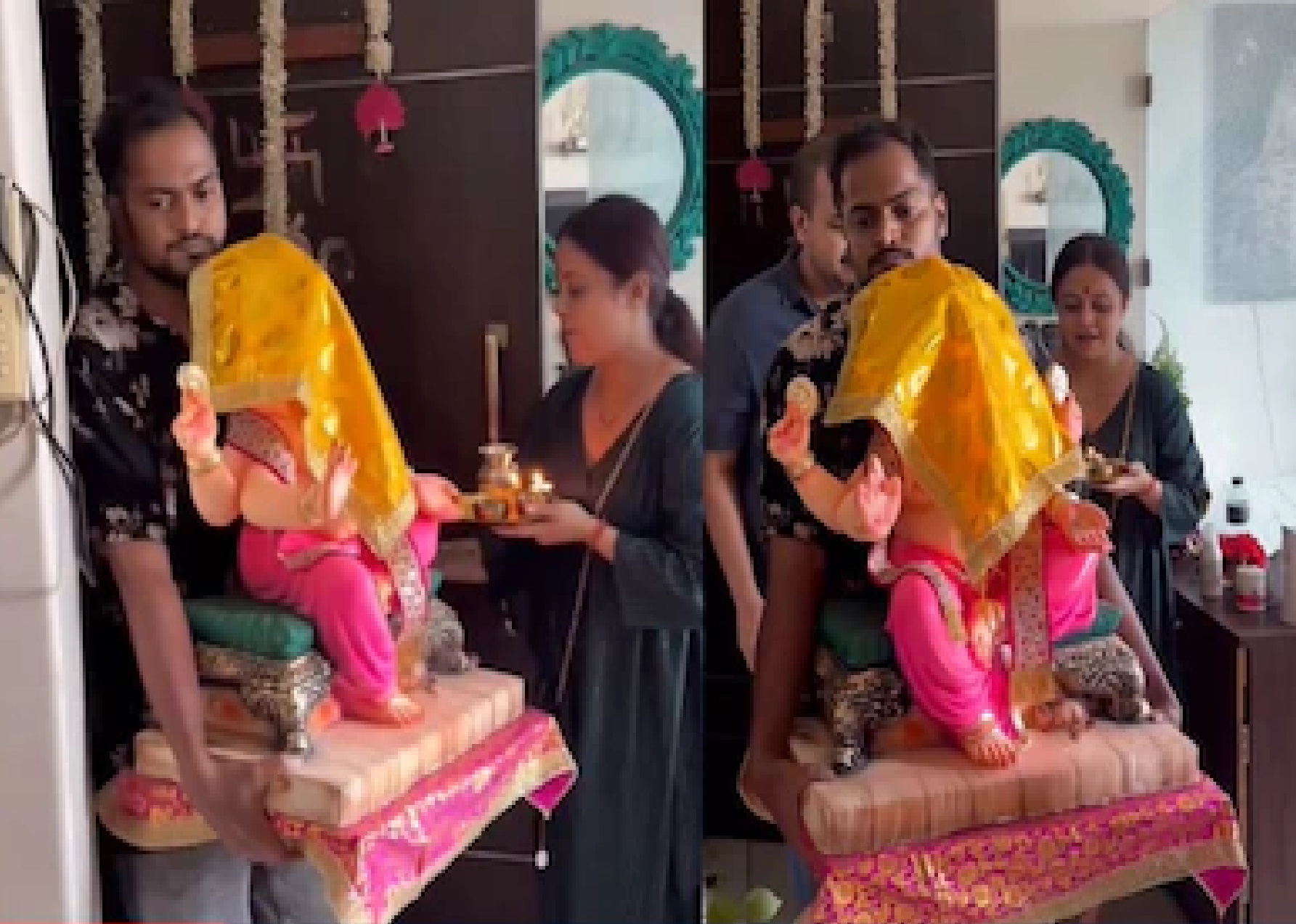 Mumbai: देवोलीना के घर गणपति बप्पा लाए पति शहनवाज शेख, कई लोगों ने की तारीफ, तो कुछ लोगों ने धर्म को लेकर दी नसीहतें