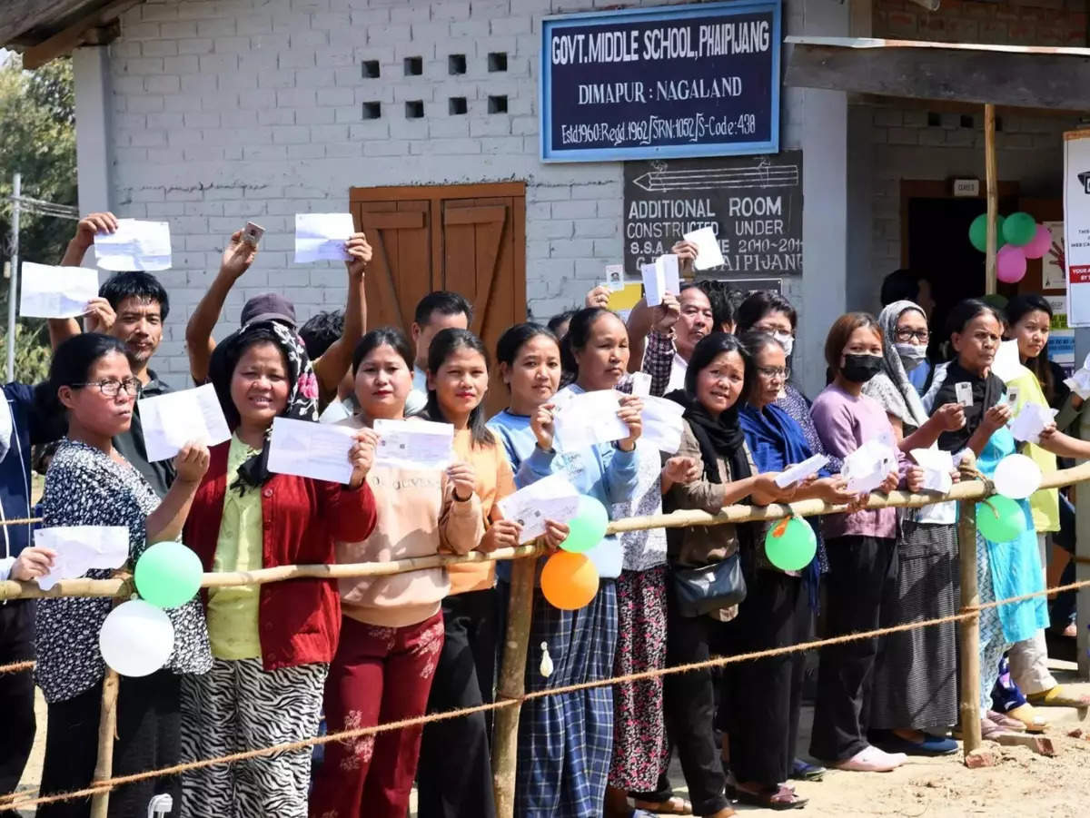 New Delhi: Nagaland विधानसभा चुनाव में 83.63 प्रतिशत मतदान