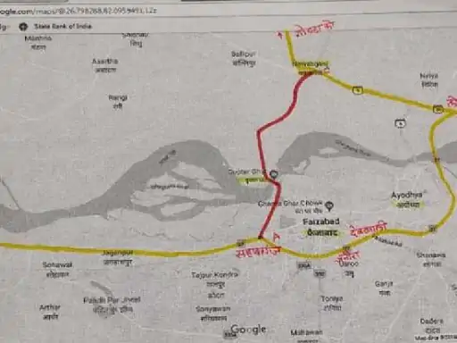 अयोध्या में रिंग रोड के लिए जमीनों का अधिग्रहरण