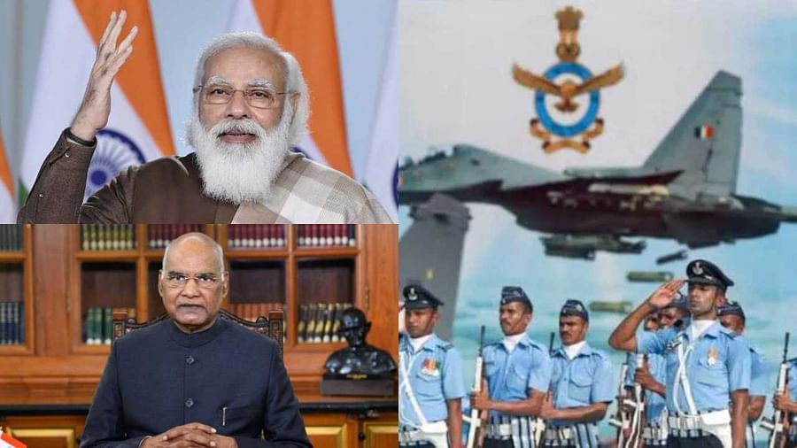 भारतीय वायुसेना की आज 89वीं वर्षगांठ पीएम मोदी और राष्ट्रपति कोविंद समेत इन नेताओं ने एयरफोर्स के साहस को किया सलाम