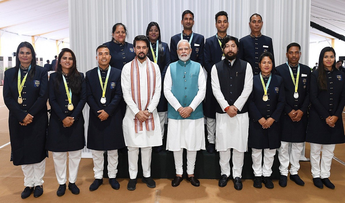 प्रधानमंत्री मोदी ने खिलाड़ियों की तुलना आजादी के क्रांतिवीरों से की