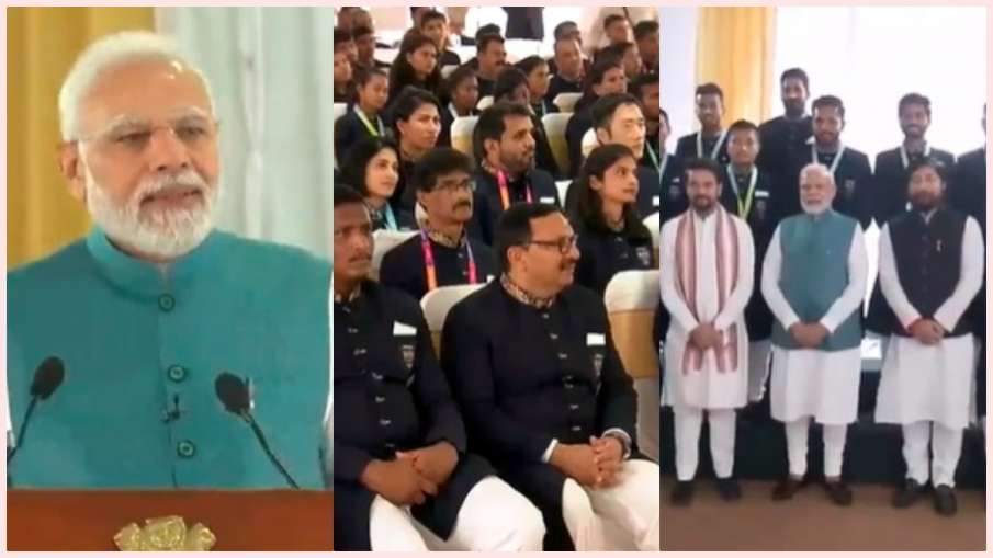 पीएम मोदी ने कॉमनवेल्थ गेम्स के एथलीट्स से की मुलाकात कहा- विजेताओं से मिलकर हो रहा गर्व