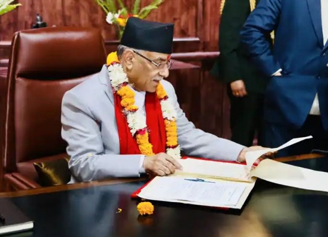 Nepal: प्रधानमंत्री प्रचंड  संसद में आज विश्वास मत हासिल करेंगे 