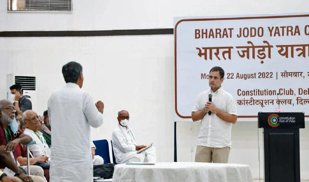 राहुल गांधी के साथ कन्‍याकुमारी से कश्‍मीर तक चलने वाले पदयात्रियों में नौ राजस्‍थान के