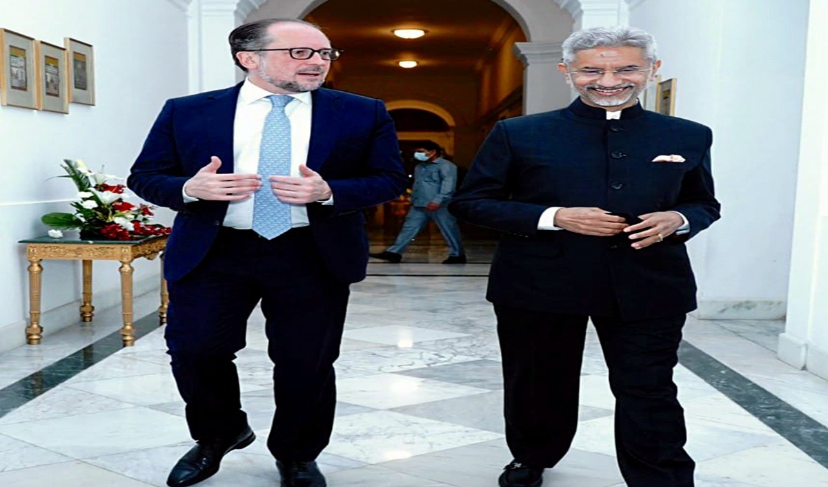 जयशंकर ने ऑस्ट्रिया के विदेश मंत्री से सार्थक वार्ता की