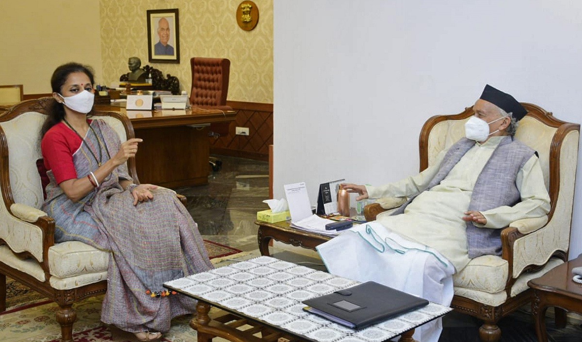 राज्यपाल के बयान पर बरसीं सुप्रिया सुले राष्ट्रपति से भगत सिंह कोश्यारी को हटाने का किया अनुरोध