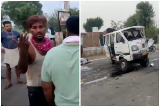 मौत बनकर आई एंबुलेंस मॉनिंग वॉक पर निकले थे 2 स्टूडेंट्स 40 फीट तक घसीटते ले गई एक की मौत